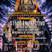 cartel LIGA VENOM Freestyle Mexicano Liga Venom