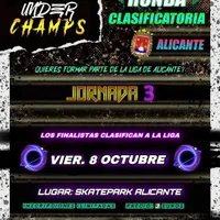 cartel Ronda Clasificatoria Jornada 3 Alicante underchamps