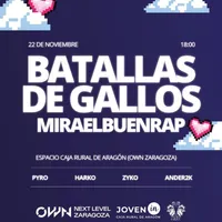 cartel Batallas de Gallos Miraelbuenrap Miraelbuenrap
