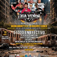 cartel Liga Venom Generaciones Liga Venom