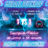 cartel FECHA 9 MIRAELBUENRAP Miraelbuenrap