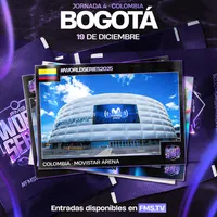 cartel FMS WORLD SERIES 2025 - FECHA 4 - BOGOTA FMS World Series