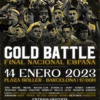 cartel Final Nacional de GoldBattle Gold Battle