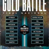 cartel Final Nacional Gold Battle Argentina 2022 Gold Battle