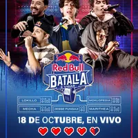 cartel Red Bull Batalla: Súper 5 Vidas Red Bull Batalla