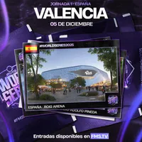 cartel FMS WORLD SERIES 2025 - FECHA 1 - VALENCIA FMS World Series