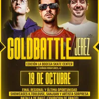 cartel GOLD BATTLE JEREZ royalrapjerez